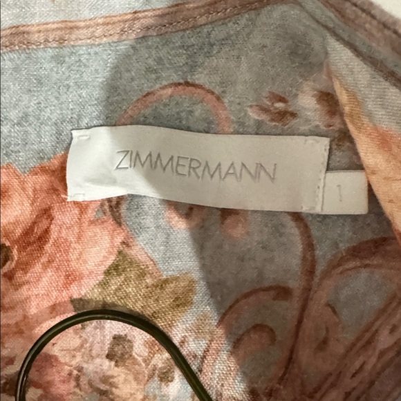 Zimmermann Pastel Floral Maxi Dress. Size 1   Worn once. - Picture 5 of 6